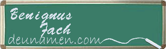 Benignus Fach Visitenkarte